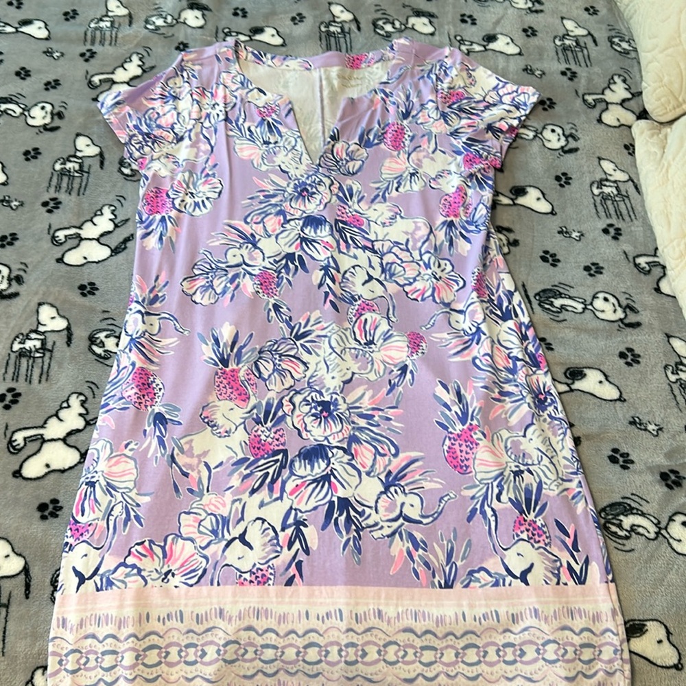 Lilly Pulitzer short sleeve v neck dress